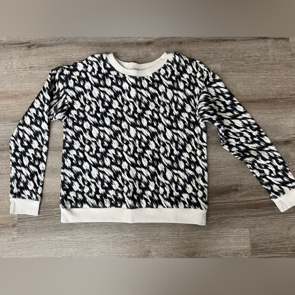 Garnet Hill Quilted Sweatshirt